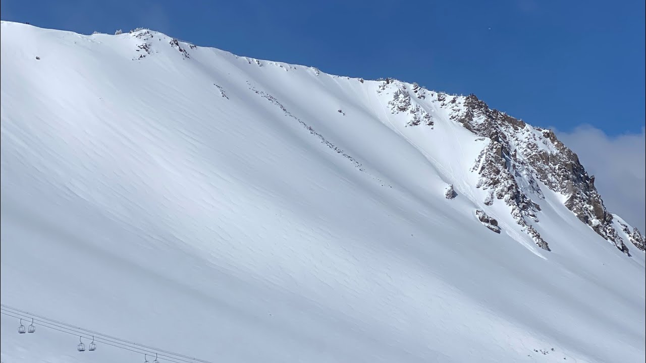 Experts only powder day at Mammoth