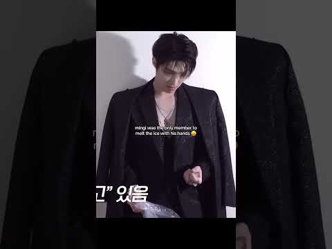 Mingi Is Too Hot For That Ice Ateez Kpop