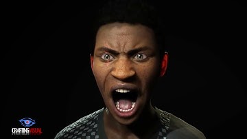 Animation - Adavanced facial animation 4K render