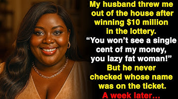 My husband won $10 million and kicked me out of the house — not knowing the ticket was in my name...