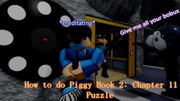 HOW TO COMPLETE PIGGY: BOOK 2 CHAPTER 11 CAMP EXIT DOOR PUZZLE | Roblox