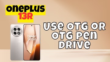 Oneplus 13R Enable OTG || How to Use OTG or OTG pen drive (2025)
