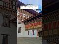 Why are Bhutanese buildings designed in a similar traditional style? #ytshorts #travel #MSP #explore