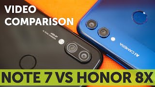 Honor 8X vs Redmi Note 7 1080p Video Comparison Samples