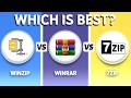 Winzip vs Winrar vs 7zip (2026) - Which One Is BEST?