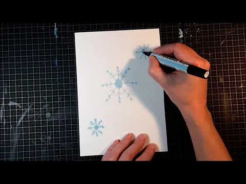 Video: Hur Man Ritar En Snöflinga