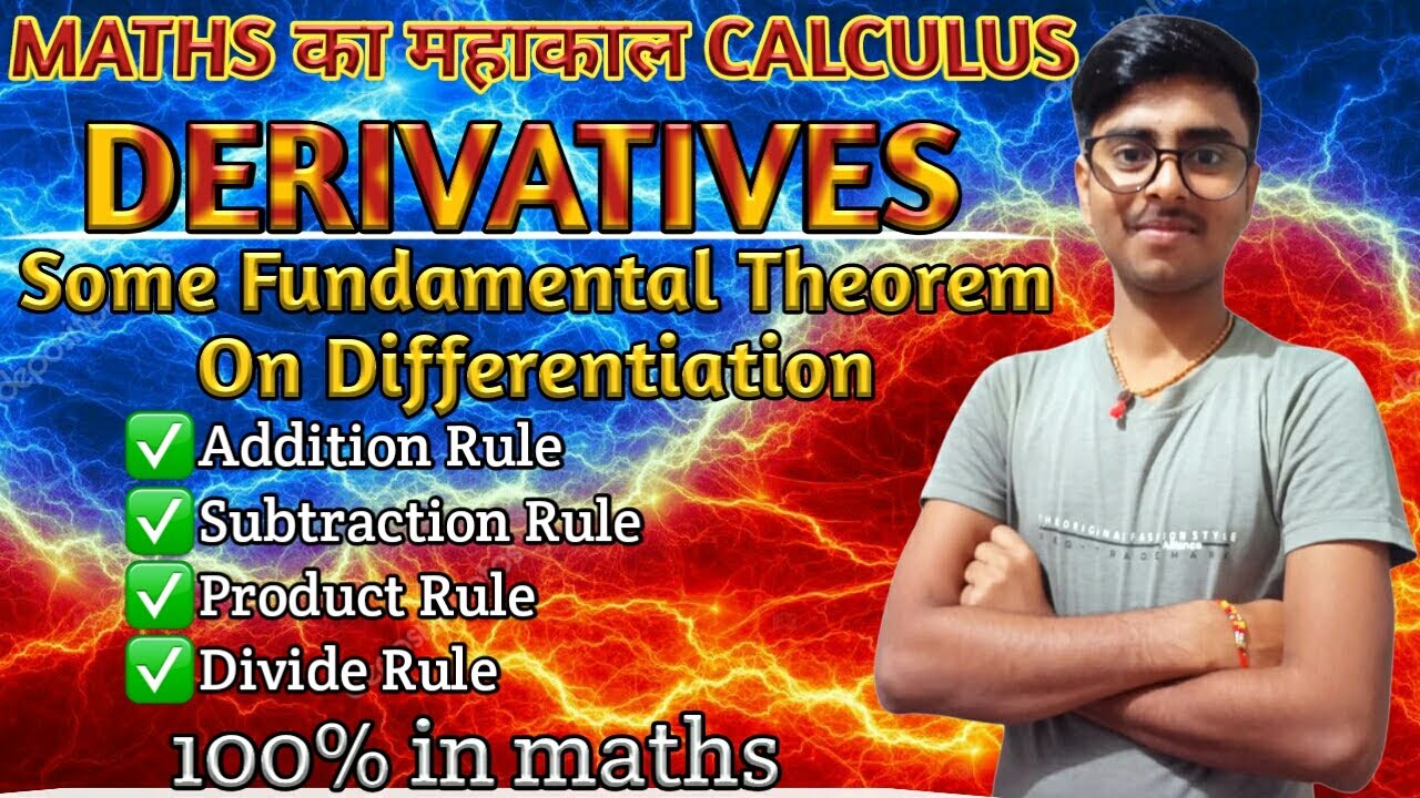 Some Fundamental Theorem On Differentiation | Addition,Subtraction,Product & Divide Rule |