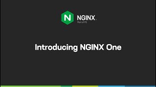 Introducing NGINX One
