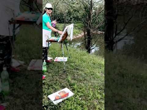 Я сегодня занят я художник я рисую город в непогоду Художник Наталия Ныш