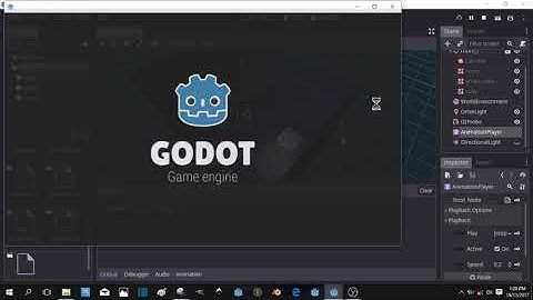 Godot 3.0 alpha2 GIprobe with OmniLight test