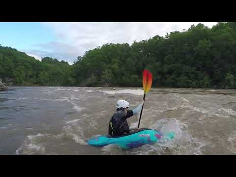 A crowded day at Center Chute, 6.4 on the Little Falls gauge. May 11, 2022