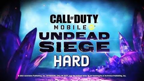 Hard Mode - Undead Siege CODM/CoD Mobile Full Gameplay