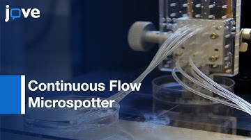 Submerged Printing Of Cells Onto Modified Surface: Continuous Flow Microspotter l Protocol Preview
