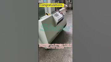 The installation and debugging of 2 set of 800type CNC aluminium milling machines have been complete