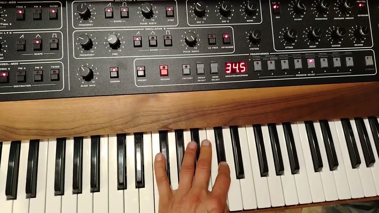 Guarda Sequential Prophet 10 - powerful sync sound in double mode su YouTube Guarda Sequential Prophet 10 - powerful sync sound in double mode su YouTube