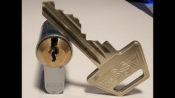 [L224] ASSA 600 Euro Cylinder Lock with gin spools - pick and gut