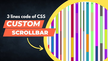 🔴 CSS CSUSTOM SCROLLBAR | CSS Custom Scrollbar | Custom Scroll Bar using CSS only | Coder Hindi
