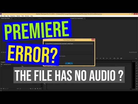 premier pro cs4 only importing audio portion of mpeg 4 clip