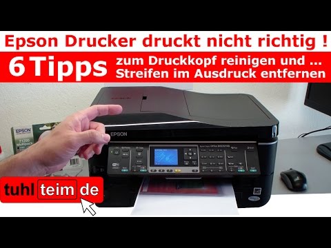 Video: Warum Druckt Der Drucker In Streifen?