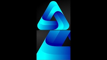 Triangle Logo Designing Tutorial in Corel draw | Aslam Ahmed #shorts