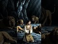 Daniel prayed to the God ....... and the lion's went silent ❤️