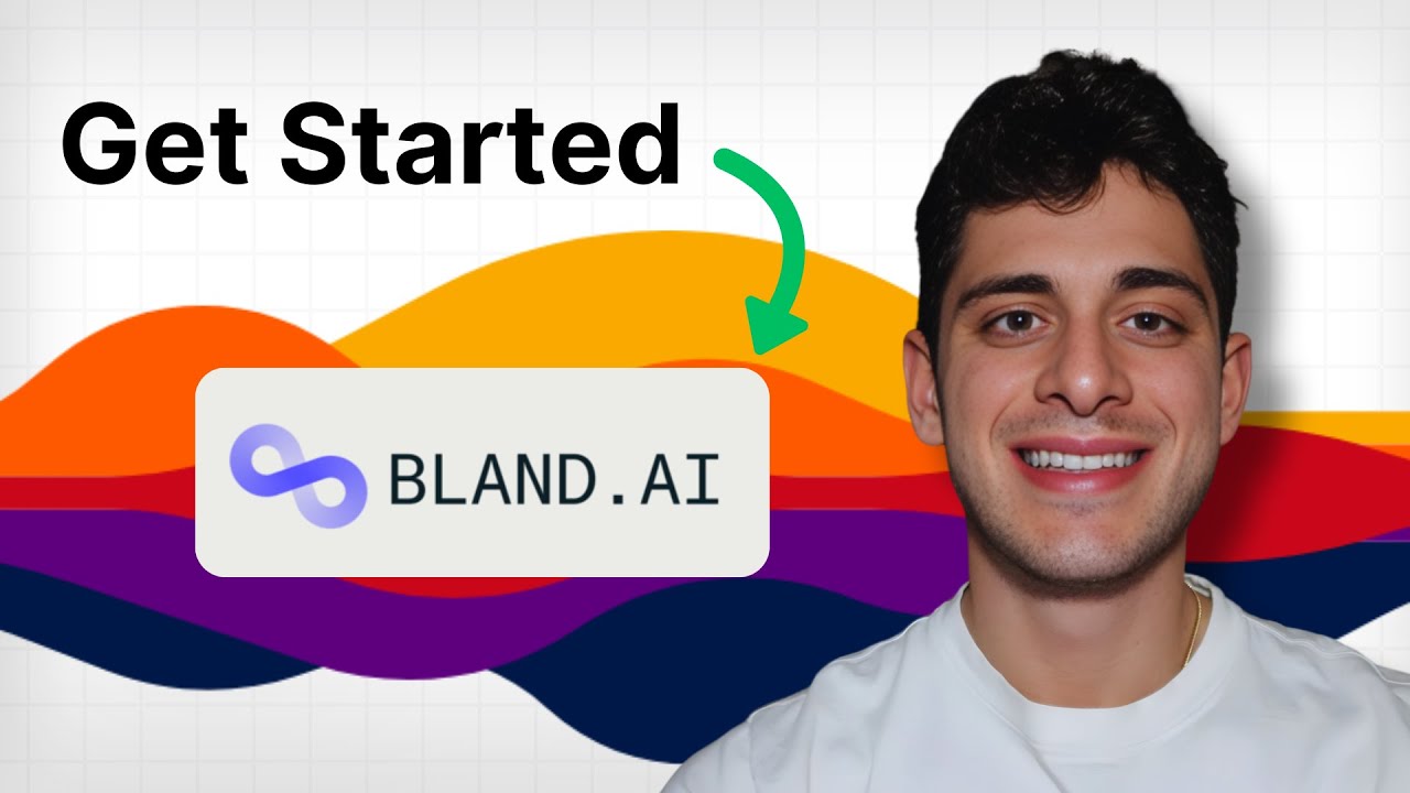 Bland AI voice agent interface showing call analytics dashboard
