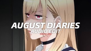 August Diaries - Dhariaedit Audio