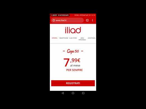 Installare l'applicazione ufficiale di iliad sul telefono