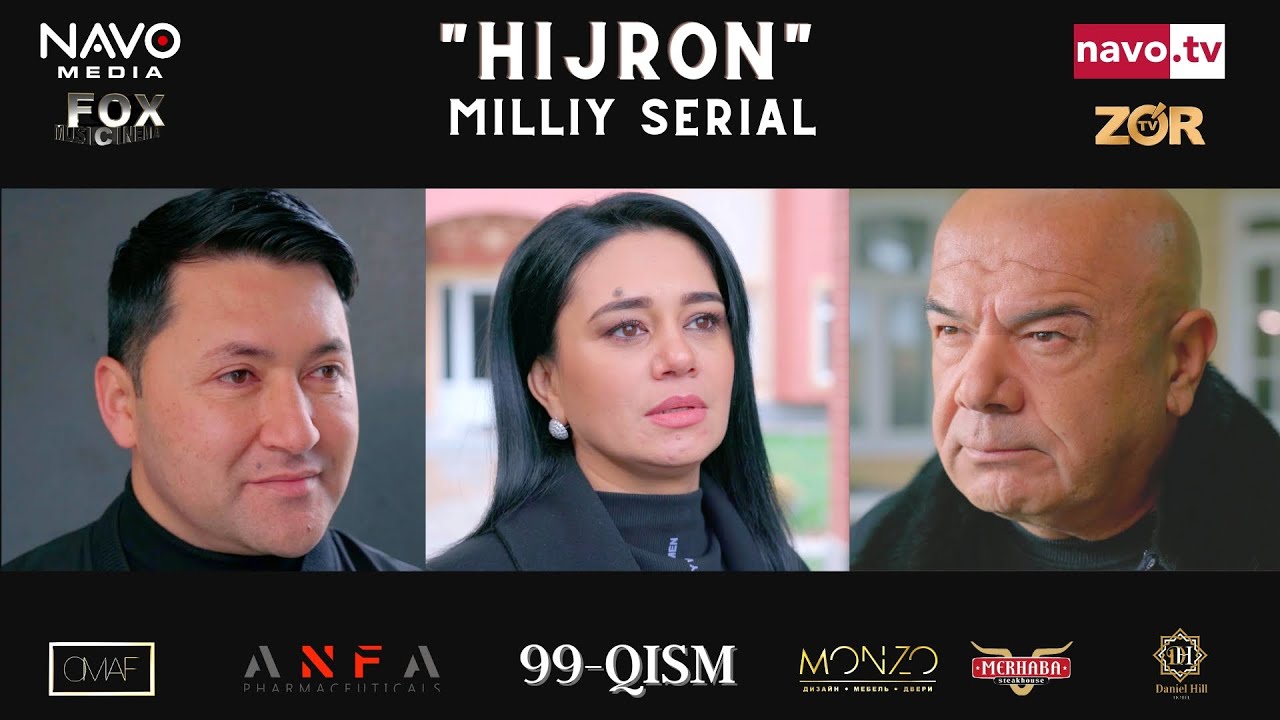 Hijron (o'zbek serial) 99- qism | Ҳижрон (ўзбек сериал) 99- қисм Mytub Onlayn