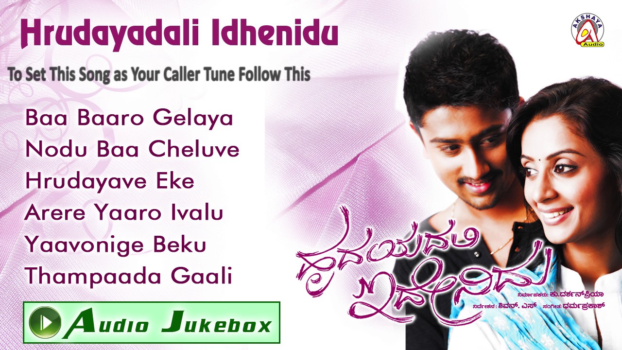 hrudayadali idenidu songs