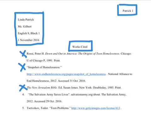 mla works cited website
