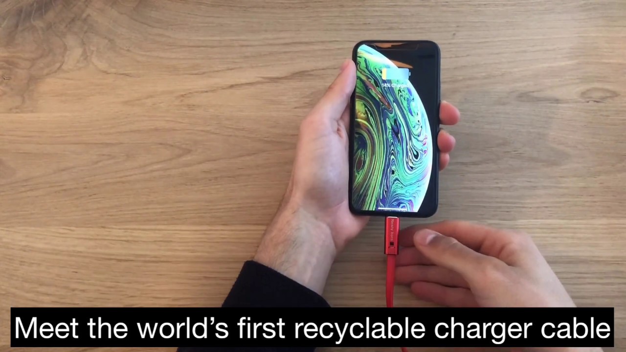 Newly Born Cable World's First Recyclable Charger Cable YouTube