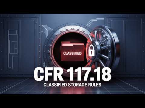 NISPOM CFR 117.18 Explained | Classified Information Storage & Handling