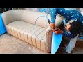 Latest leather sofa making 2023how to make high quality leather sofastepbystep