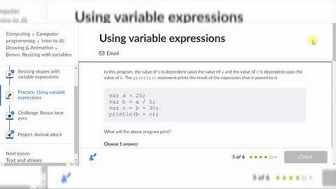 Variable Expression Practice