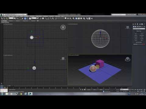 3DS Max Tutorial : My First Scene Part 1. Creating Objects