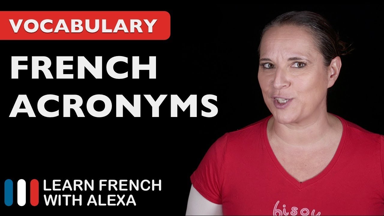 Some common French acronyms