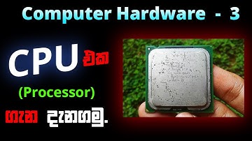 What is CPU (Processor) පිලිබද විස්තරේ | Part 3 | Computer Hardware sinhala | Anytiplk