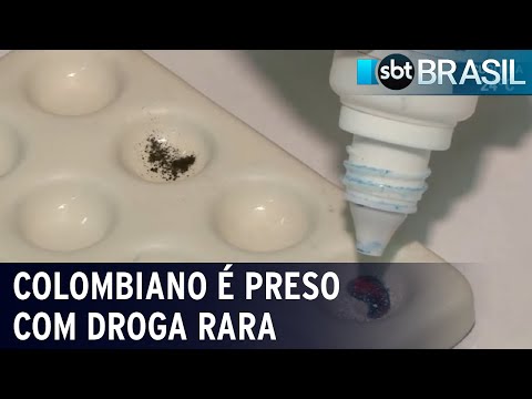 Colombiano é preso com 26 kg de cocaína preta no Rio Grande do Sul | SBT Brasil (03/02/21)