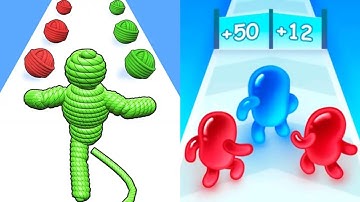 Join Blob Clash 3D VS Rope Man Run Max All Levels Gameplay Android,iOS NEW UPDATE