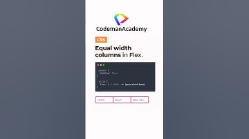 🚀 Learn Flex equal width column in css | html css tutorial