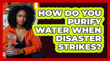 How Do You Purify Water When Disaster Strikes? - Your Emergency Planner