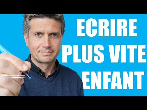 Vidéo: Comment Apprendre à écrire Rapidement à La Main