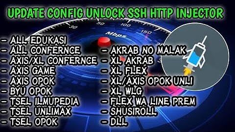 UPDATE ‼️ CONFIG UNLOCK SSH HTTP INJECTOR