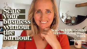 Scale your Business to $20K+ months without the Burnout