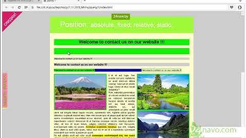 JQUERY. Цепные функции. text(), width(), height(). JavaScript. Обучение. Уроки. п. 9