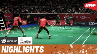 Men’s doubles action as Alfian/Ardianto meet local pair Hee/Loh