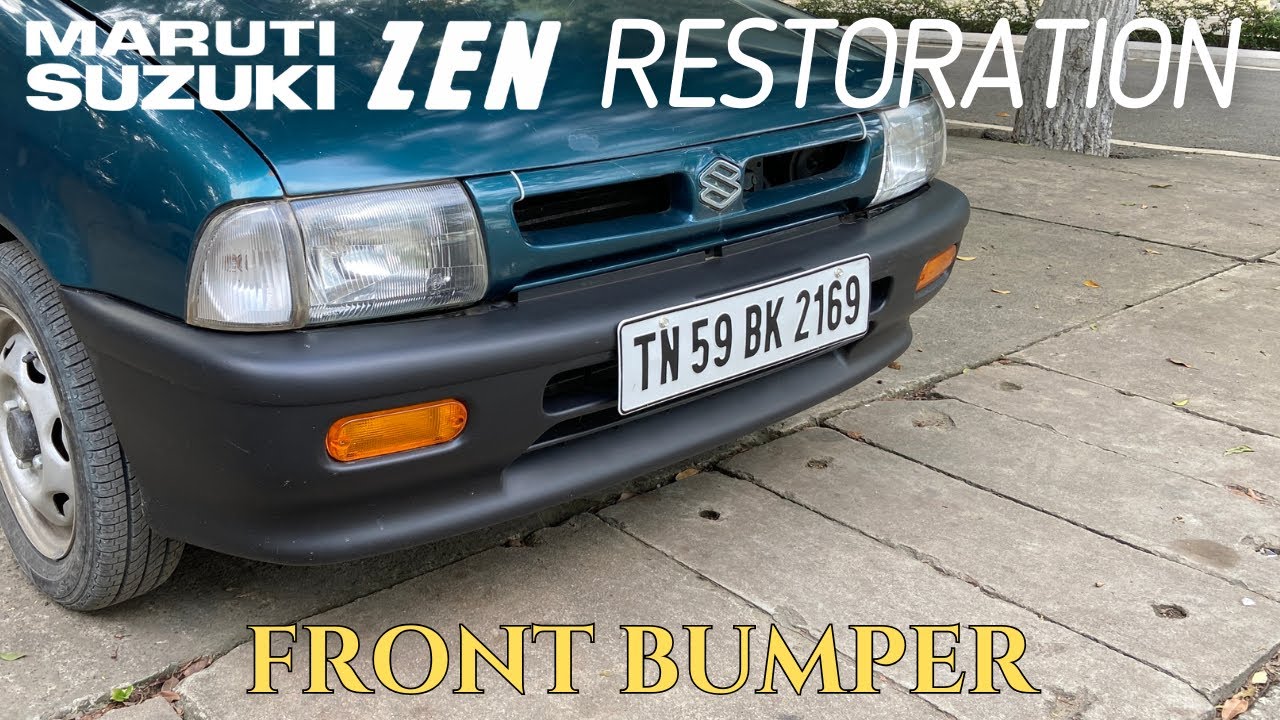 99 Maruti Zen Restoration Front Bumper YouTube