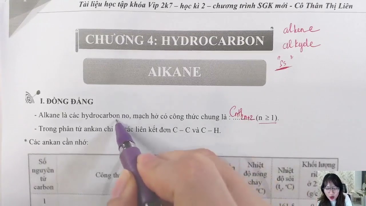 LÝ THUYẾT BÀI ALKANE - HÓA 11 - CHƯƠNG TRÌNH SGK MỚI