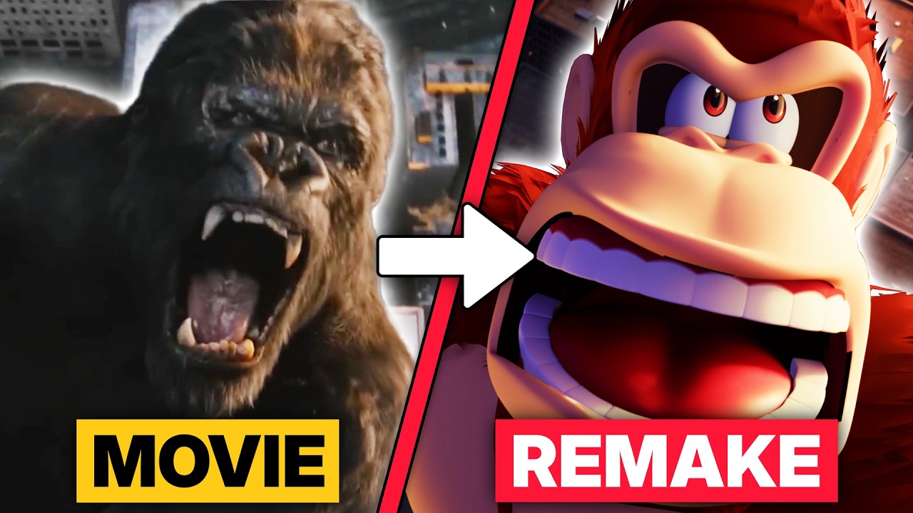 Donkey Kong x King Kong - MOVIE vs REMAKE